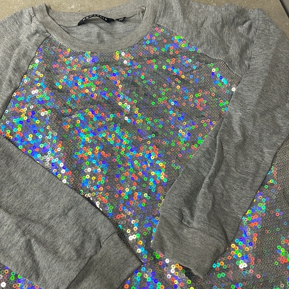 NWOT sparkly top for girls size L - Picture 2 of 3